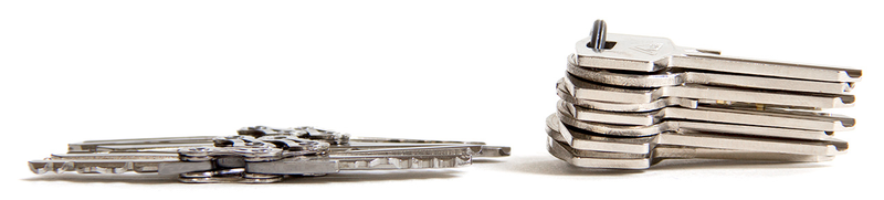 Illustration for article titled An Ultra Minimal Keychain Born From Recycled Bike Chains